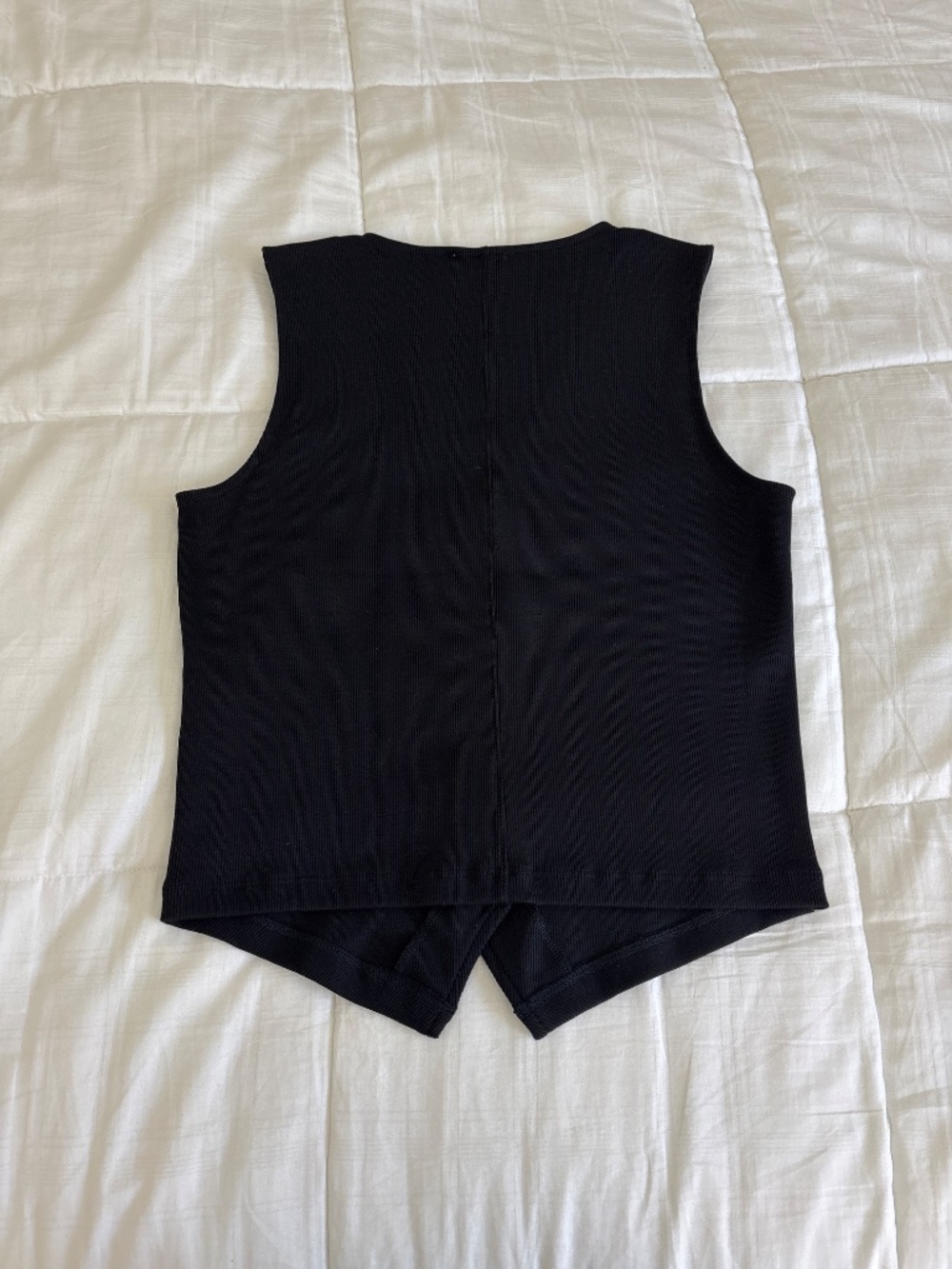Madewell Ribbed V-Neck Vest - Picture 8 of 9